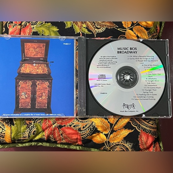 The Porter Twin Disc Music Box “Music Box Waltzes and popular tunes” CD like new - Picture 5 of 6